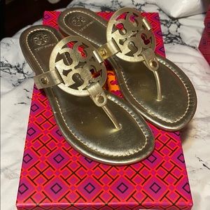 Tory Burch Shoes - NIB Tory Burch Miller Spark Gold Tory Burch Shoes - NIB Tory Burch Miller Spark Gold